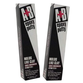 2 Pack of A+B Epoxy 9906K Gray A+B Rezolin Epoxy Kit, 14 oz. Container Size