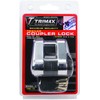 Trimax Hitch Coupler Lock Steam-Chrome Plated Trailer [Anti-Theft]