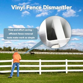 Vinyl Fence Rail Removal Tool, Suitable for Vinyl Fences of 5-1/2" and above in Length, Vinyl Fence Rails for Quick Removal and Replacement, Vinyl Fence Rail Remover, Tab Rail Remover