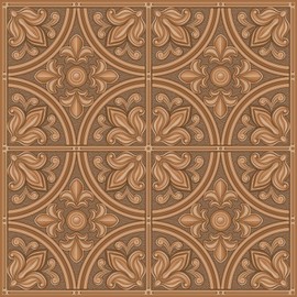 RoomMates TIL4873FLT StickTiles Copper Tin Peel and Stick Tile Backsplash