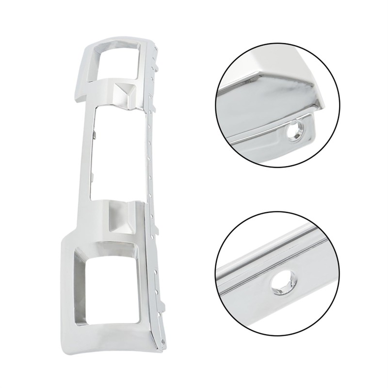 WFLNHB Chrome Front Bumper Skid Plate Panel 1 PCS Replacement