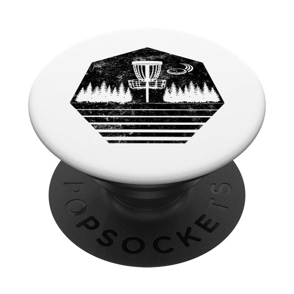 Distressed Disc Golf Chain Basket Target Game Golfing Gift PopSockets