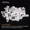 MECCANIXITY Silicone Rubber Bands Rings 100Pcs Non-slip 25mm Dia 1mm
