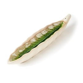 Incense Stick Holder Leaf Shape 24 cm Long Sandstone White Green Stick Holder for Smoking Incense Sticks Incense Accessories