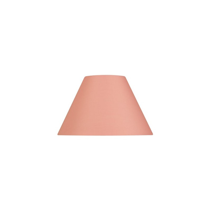 Oaks Lighting 8-inch Cotton Coolie Shade, Pale Pink, S501/8 PP