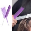 Hair Highlighting Comb Set - Professional Metal Rat Tail Teasing