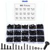 M3 M4 M5 Screws Set, 480 Pieces Pan Head Screws