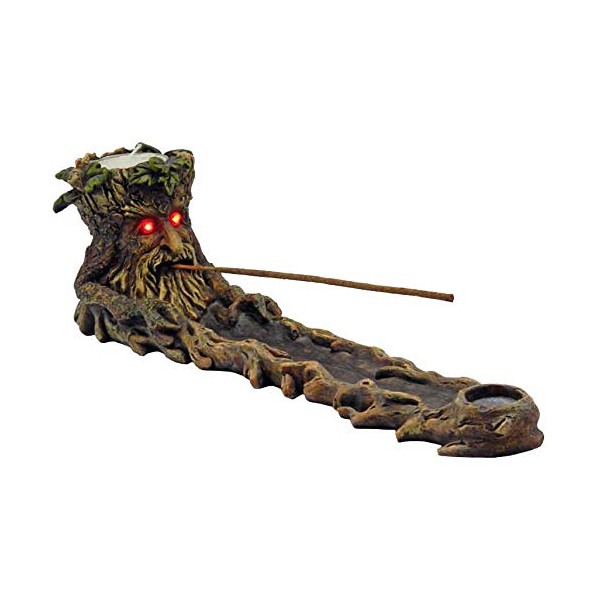 Medieval Collectibles Green Man Incense Burner with Led Eyes