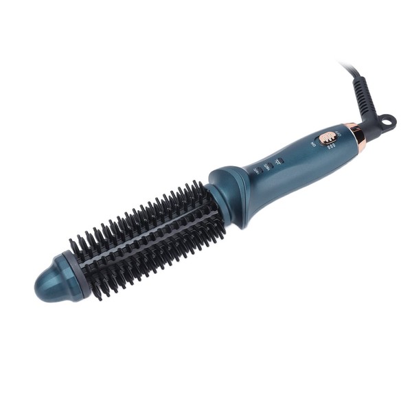 Cepillo de Pelo Eléctrico Termostático Portátil Verde, Cepillo Rizador 2