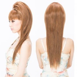 ハーフキャップナチュカワストレート耐熱ブラック
