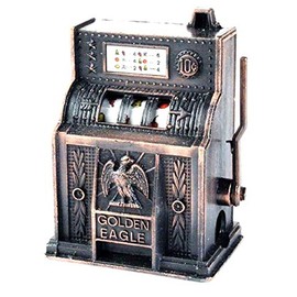 Saddle Mountain Souvenir Slot Machine Die Cast Metal Collectible Pencil Sharpener