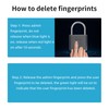 KENRONE Keyless Portable USB Charging Fingerprint Lock,Smart Padlock Quick Unlock