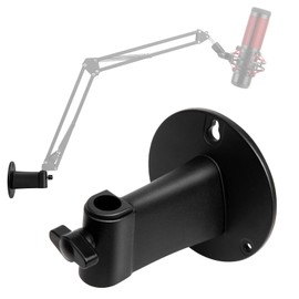 Wall Mount Boom Arm - Wall Mount for Mic Arm,Insertion Hole Diameter 0.47in/1.2cm