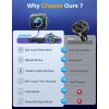 JOYROOM 66W Bluetooth Car Adapter with HiFi Bass LED Light