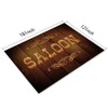 Y YIHANGBEST Wooden Sign Saloon Dining Table Placemats Western Country