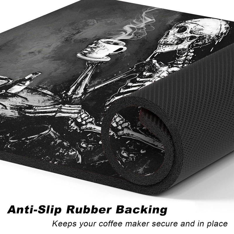 Coffee Mat,Coffee Bar Accessories Fit Under Coffee Maker Espresso Machine,Anti