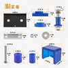 Compatible with Peterbilt Hood Roller Bushings Kit, Peterbilt 379 377