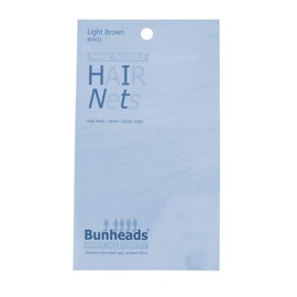 Bunheads BH421 Light Brown Hairnets (3 Pack)