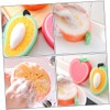 Baluue 12pcs Adorable Fruit Shape Dish Cleaning Sponges Thickened Scrubbers