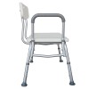 Unbranded 330LBS Shower Chair Seat Bath Stool Padded Height Adjustable
