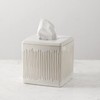 Motifeur Bathroom Accessories - Ceramic Tissue Holder, Decorative Square Tissue