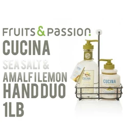 cucina Fruits and Passion's Cucina Regenerating Hand Care Duo Sea Salt and Amalfi Lemon