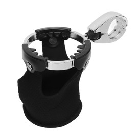 Acouto Motorcycle Drink Holder, Cup Holder, Rotatable Drink Holder Cup Holder with 360 Degrees Swivel Ball Mount Universal for Motorcycle ATV UTV