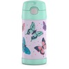 355ml FUNtainer® Vacuum Insulated Drink Bottle - Butterfly Frenzy