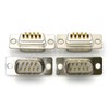 Willwewon 20Pcs DB9 Male RS232 D-sub Serial Solder Connector, Gold