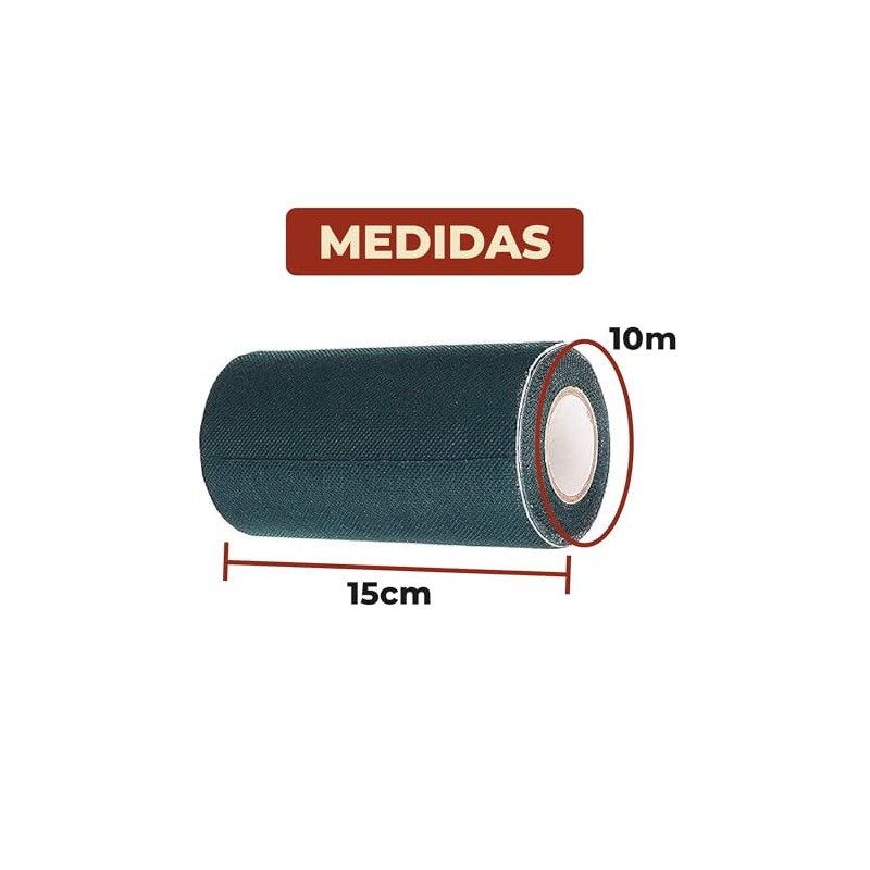 Mebix TRD Cinta Adhesiva Césped Artificial 15cm x 10m |