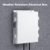 Namunanee Outdoor Electrical Junction Box, ABS Water Resistant Enclosure with