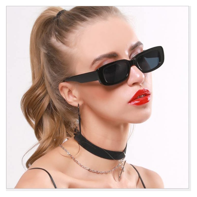 88flix Sunglasses, Korean Retro, Rectangle, Stylish, Vintage