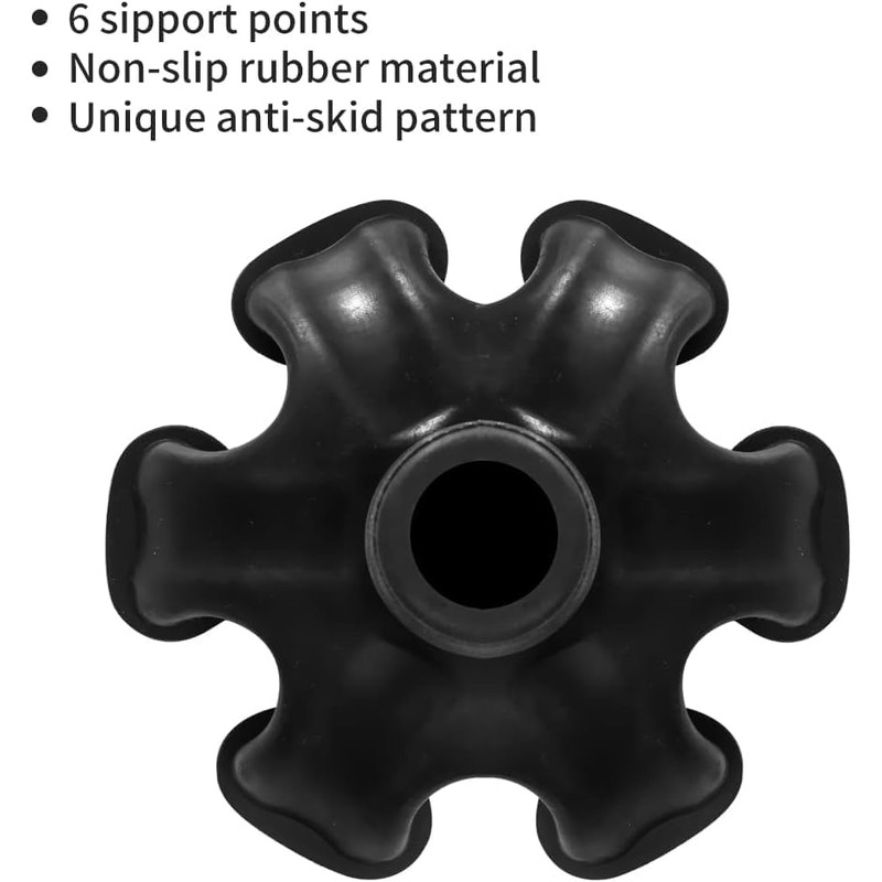 Cane Tip 3/4 inch Self Standing Cane Tip Heavy Duty