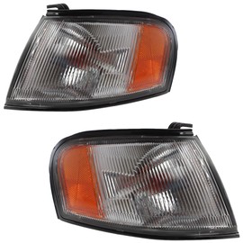 For Nissan 200SX 1995 1996 1997 1998 Parking Light Assembly Driver and Passenger Side | Pair | Replacement For NI2520113, NI2521113 | 26125-1M325, 26120-1M325