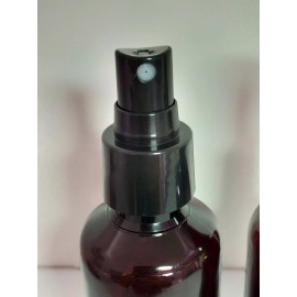 Meliars Pet Ambar 100 Ml Bomba Con Atomizadora R24 Negra (10 Piezas)