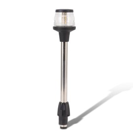 Yunseity Boat Stern Light, 12 Inches LED Anchor Light, 2NM Visibility Marine All Round Lights, IP65 Waterproof 360 Degree All Round 4000-4500K Anchor Pole Light for Pontoon and Fishing Boat