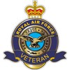 Royal Air Force Veteran Car Sticker - for Exterior or