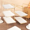 LIUYWYHCF Three-Tier Ceramic Plate Rack - Foldable Gold Plate Rack