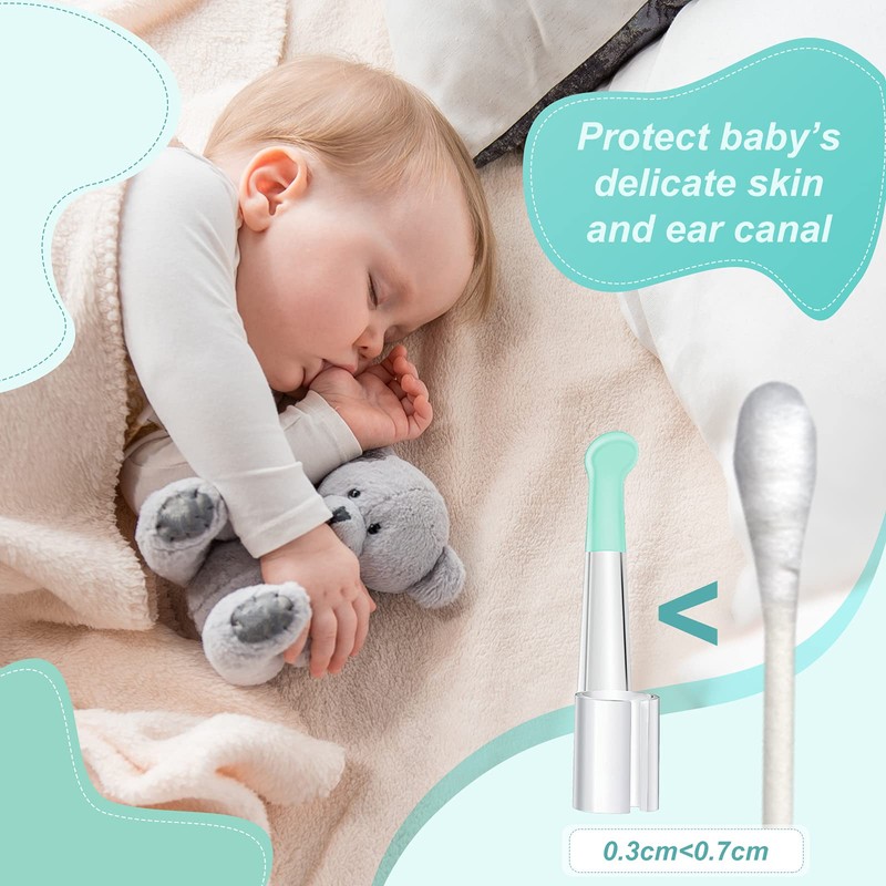 Nuanchu 30 Pcs Ear Spoon Tips Ear Cleaner Replacement Tips