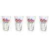 Coors Light Signature 3D Pint Glasses - Set of 4