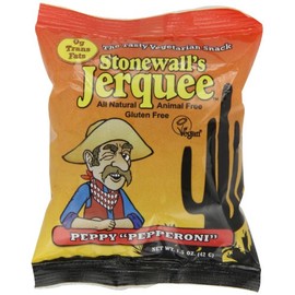 Stonewall's Jerquee, Peppy Pepperoni, 1.5-Ounce Packets (Pack of 16)