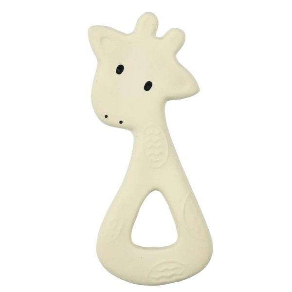Tikiri 8591502 - Rubber Teething Ring Giraffe Teething Aid Made