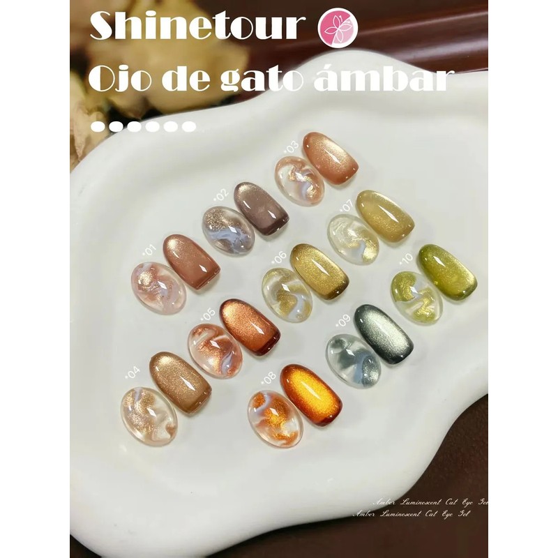 512ml Esmalte Ojos Gato Ámbar Gel Semipermanente Brillante