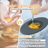 2PCS Silicone Egg Separators, Food-Silicone Egg White Separator, 3-Slit Egg
