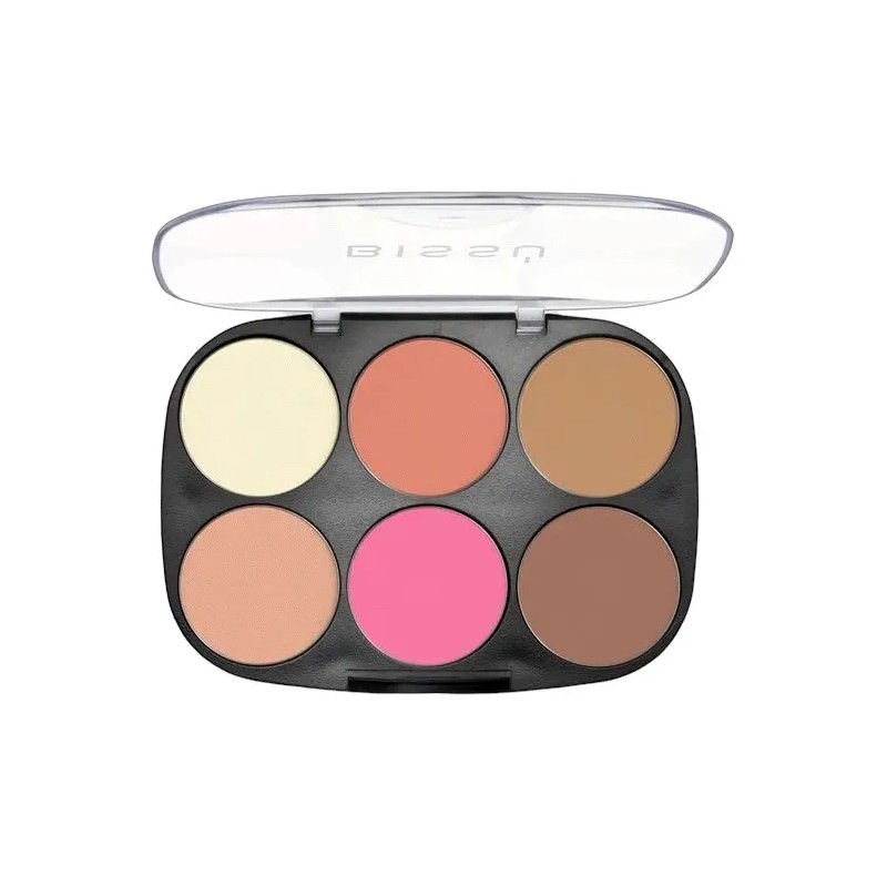 Kit De 4 Paletas De Maquillaje Bissú, Rubores E Iluminadores