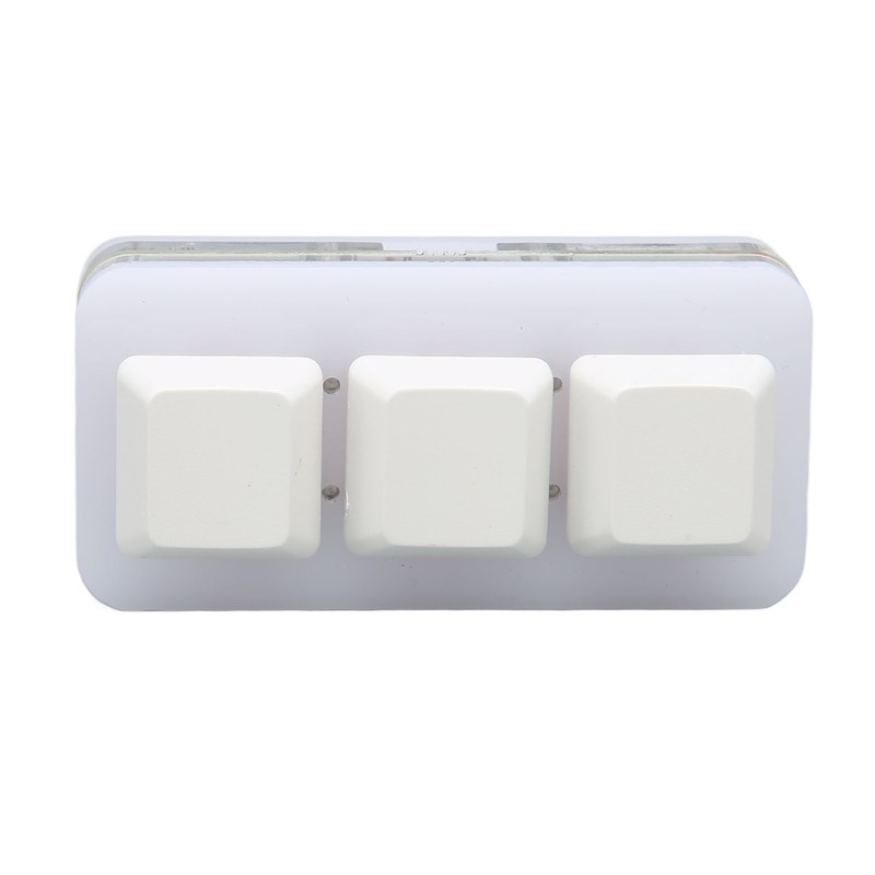 USB 3 Key Mini Keypad RGB LED Backlight Supports Hot