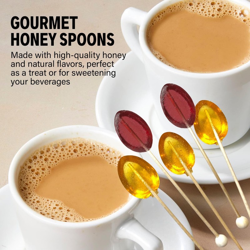 Melville Candy All Natural Honey Spoons – Clover Honey Spoons
