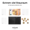 WIIUKA Men's Leather Wallet Slim Design with RFID Protection, Handmade,