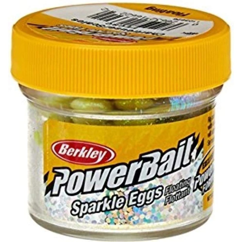 Berkley PowerBait Sparkle Power Eggs Floating Magnum Fishing Bait, Pink
