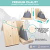 Wooden Mountain Book Ends for Kids Books - Mountain Bookends